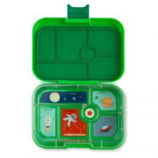Yumbox Classic Terra Green lunchbox dla dzieci z 6 przegródkami