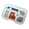 Yumbox Classic Terra Green lunchbox dla dzieci z 6 przegródkami