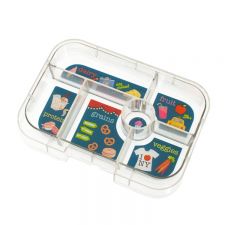 Wymienna wkładka z 6 przegródkami do Yumbox Classic - Nowy York