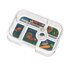 Wymienna wkładka z 6 przegródkami do Yumbox Classic - Forest