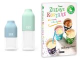 Zestaw koktajlowy dla mamy i dziecka: 2 bidony Monbento + książka z przepisami na pyszne i zdrowe koktajle