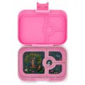 Lunchbox dla dzieci z 4 przegródkami - Yumbox Panino Stardust Pink