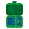 Lunchbox dla dzieci z 4 przegródkami - Yumbox Panino Terra Green