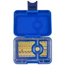 Yumbox Mini Snack minilunchbox z przegródkami dla dzieci - Neptune Blue