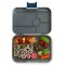 Duży lunchbox z 5 przegródkami - Yumbox Tapas Flat Iron Grey (wkładka bez ilustracji)