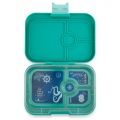 Lunchbox dla dzieci z 4 przegródkami - Yumbox Panino Kashmir Blue
