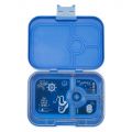 Lunchbox dla dzieci z 4 przegródkami - Yumbox Panino Jodhpur Blue