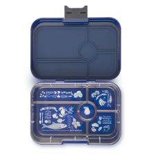Duży lunchbox z 5 przegródkami - Yumbox Tapas Portofino Blue
