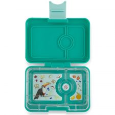 Yumbox Mini Snack minilunchbox z 3 przegródkami dla dzieci - Kashmir Blue