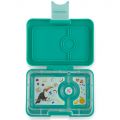 Yumbox Mini Snack minilunchbox z 3 przegródkami dla dzieci - Kashmir Blue