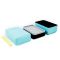 Japoński, dwupoziomowy bento box o pojemności 0,9 litra Rectangle - Light Blue