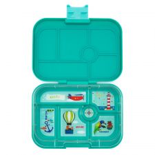 Yumbox Classic - lunchbox  z 6 przegródkami dla dzieci - Kashmir Blue