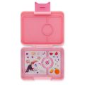 Yumbox Mini Snack minilunchbox z 3 przegródkami dla dzieci - Coco Pink Tukan