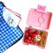 Yumbox Mini Snack minilunchbox z 3 przegródkami dla dzieci - Coco Pink Tukan