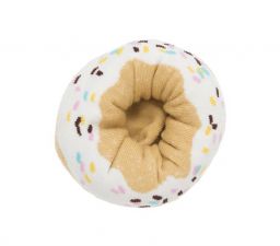 Skarpetki w kształcie pączka z lukrem i kolorową posypką