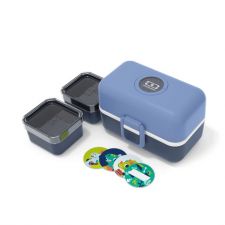 MONBENTO Tresor Blue Infinity - ciemnoniebieski lunchbox dla dzieci