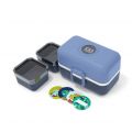 MONBENTO Tresor Blue Infinity - niebieski lunchbox dla dzieci
