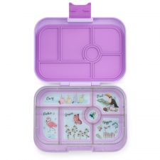 Yumbox Classic Lila Purple lunchbox dla dzieci z 6 przegródkami
