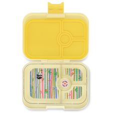 Yumbox Panino Sunburst Yellow Panda - lunchbox dla dzieci z 4 przegródkami