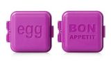 Foremki do jajek Monbento w kolorze fuksja (fiolet) - bez BPA