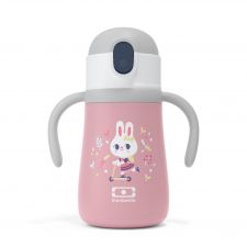 Monbento Stram pink Bunny - butelka termiczna dla dzieci 360 ml