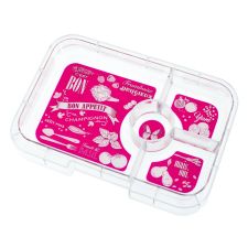 Wymienna wkładka z 4 przegródkami do Yumbox Tapas - Bon Appetit