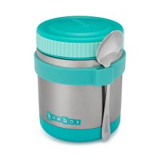 Termos obiadowy Yumbox Zuppa 420 ml - Aqua + łyżka w zestawie