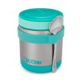 Termos obiadowy Yumbox Zuppa 420 ml - Aqua +  łyżka w zestawie