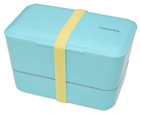Bento box Takenaka Expanded Double 1,15 litra - Light Blue