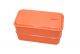Bento box Takenaka Compact Double 1,25 litra - Coral