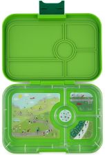 Yumbox Tapas Go Green - duży lunchbox z 4 przegródkami