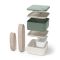 MONBENTO Square Natural Green lunch box 1,7 litra (Made in France)