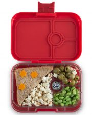 Yumbox Panino Wow Red lunchbox dla dzieci z 4 przegródkami