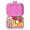 Zestaw Yumbox Classic Stardust Pink + wkładka Panino z 4 przegródkami (wkładki z 6 i 4 przegródkami w zestawie)