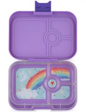 Yumbox Panino Dreamy Purple lunchbox dla dzieci z 4 przegródkami - Rainbow