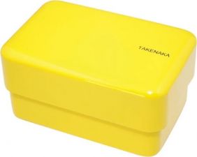 Japoński, dwupoziomowy bento box o pojemności 0,9 litra Rectangle -  Daffodil Yellow