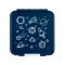 Littlelunchbox  bento fiveOuter Space - lunchbox z 5 przegródkami dla dzieci 0,98 litra