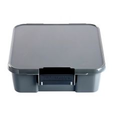 Littlelunchbox bento 3 Ash Grey - bento lunch box z przegródkami dla dzieci