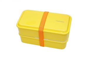 Bento box Takenaka Compact Double 1,25 litra - Lemon Zest