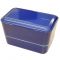 Bento box Takenaka Expanded Double Navy 1,15 litra + widelec i przegródka w zestawie