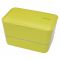 Bento box Takenaka Expanded Double Green 1,15 litra + widelec i przegródka w zestawie