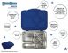 Yumbox Presto Santa Fe Blue duży lunchbox z 5 przegródkami dla dzieci