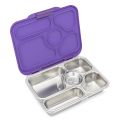 Yumbox Presto Remy Lavender stalowy lunchbox z 5 przegródkami dla dzieci