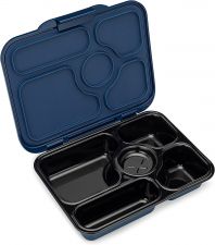 Yumbox Presto Santa Fe Blue - lunchbox z 5 przegródkami ze stali nierdzewnej z ceramiczną powłoką