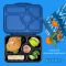 Yumbox Presto Santa Fe Blue - lunchbox z 5 przegródkami ze stali nierdzewnej z ceramiczną powłoką