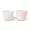 MONBENTO TEMPLE S Natural White/Pink - zestaw 2 pojemniczków na sosy