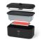 MONBENTO Warmer Black Onyx podgrzewacz do jedzenia 700 ml