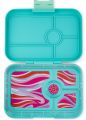 Duży lunchbox z 4 przegródkami - Yumbox Tapas Antibes Blue Groovy