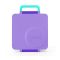 OmieBox lunchbox z termosem - bento z przegródkami dla dzieci 1,35 litra - Purple Plum