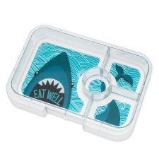 Wymienna wkładka z 4 przegródkami do Yumbox Tapas - Shark